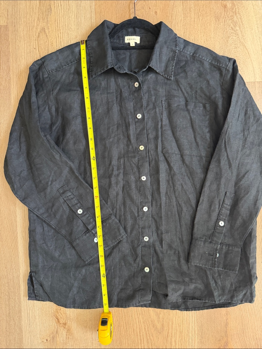 DONNI. The Linen Relaxed Shirt - Picture 3 of 13